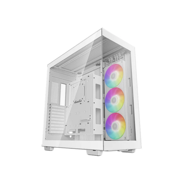 Case Gaming DeepCool CH780 | ATX Max Premium | Vidrio Templado Frontal y Lateral | Blanco