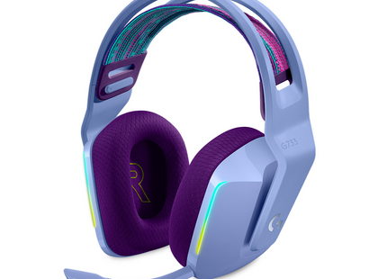 Headset Logitech Gaming G733 | Inalámbrico | LIGHTSPEED | Sonido Surround | RGB