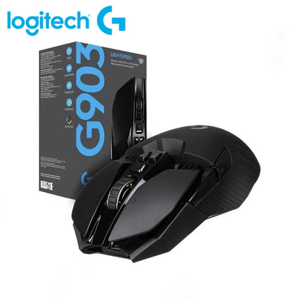 Mouse Gaming RGB Logitech G903 HERO | Inalámbrico con Receptor | 25600 DPI