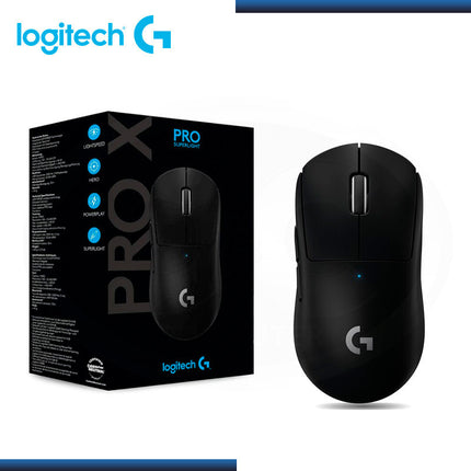 Mouse Logitech G Pro X Superlight | Inalámbrico | Receptor USB | Sensor HERO 25K |5 Botones