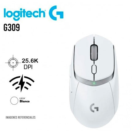 Mouse Gaming Logitech G309 Lightspeed Inalámbrico Bluetooth + Receptor | Sensor HERO | RGB Personalizable
