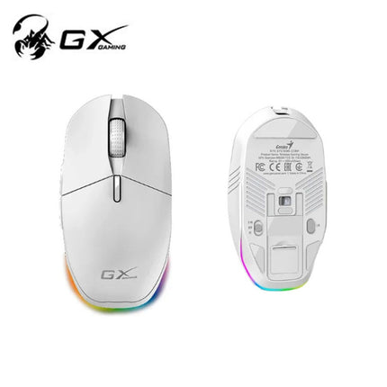 Mouse Gaming RGB Genius Scorpion M8250 | Inalámbrico Bluetooth + Receptor | 12000 DPI | 7 Botones | Retroiluminación RGB