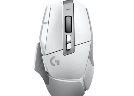 Mouse Gaming Logitech G502 X vista frontal con cable alámbrico y sensor HERO 25K