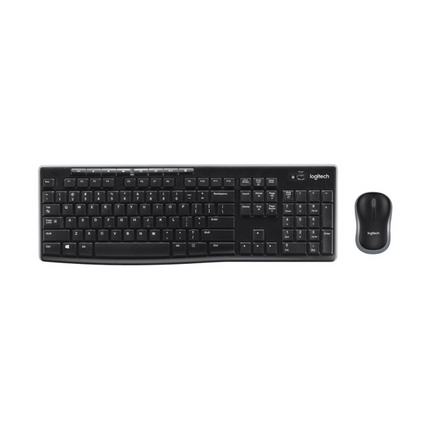 Teclado y Mouse Combo Inalámbrico Logitech MK270 | Diseño Compacto | Conexión USB