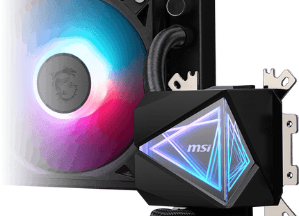 Radiador 240mm del enfriamiento líquido MSI MAG CoreLiquid I240 con ventiladores duales