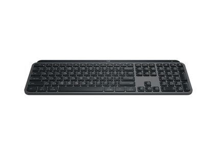 Detalle de teclas retroiluminadas del Logitech MX Keys S con switch de tijera