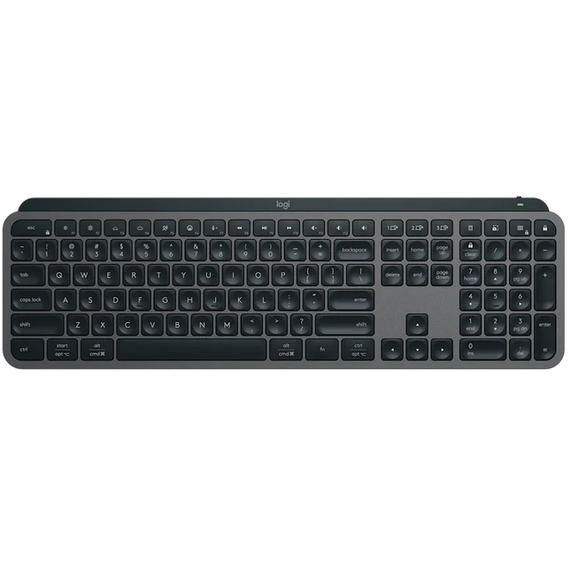 Teclado Logitech MX Keys S | Inalámbrico | Bluetooth | Layout Inglés | Retroiluminado | Recargable