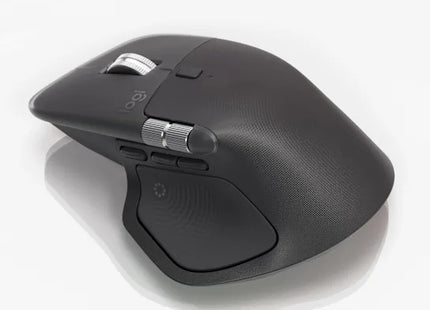 Logitech Mouse Inalámbrico 2.4GHz Bluetooth Negro, MX Master 4