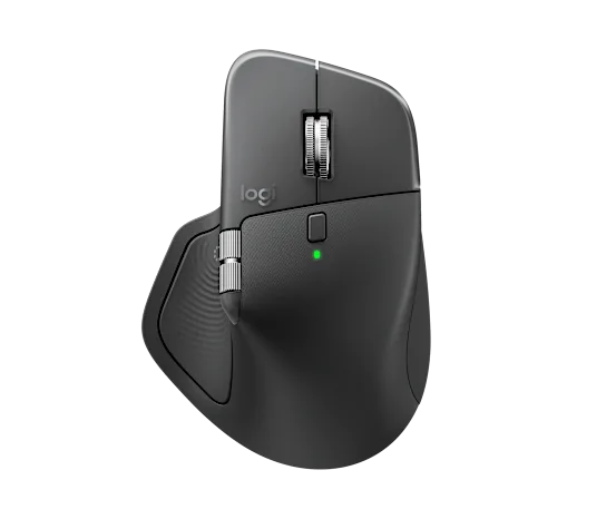 Logitech Mouse Inalámbrico 2.4GHz Bluetooth Negro, MX Master 4