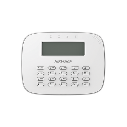 Teclado de Alarma Hikvision DS-PK-LRT | Alámbrico | Pantalla LCD | 433MHz