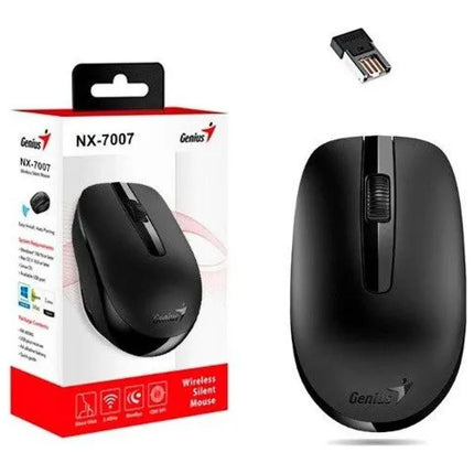 Mouse Genius RS2 NX-7009 | Inalámbrico | 1600 DPI | Con Receptor USB
