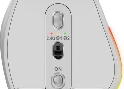 Mouse Genius RS2 Ergo 9000S Pro | Inalámbrico | Receptor USB | Diseño Ergonómico | 2400 DPI