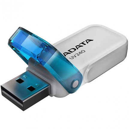 Memoria USB ADATA 16GB 2.0 | White+Blue | Alta velocidad | Compacta | Durable