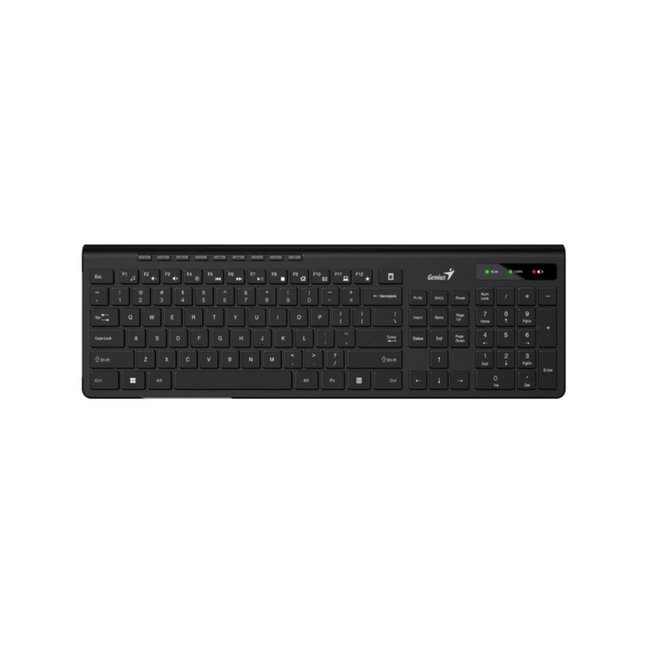 Teclado Genius SlimStar KB-7230 | Membrana | Inalámbrico | Receptor USB | Español | 31310021401