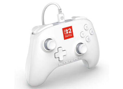 PowerA Control Alámbrico Nintendo Switch 2 Lumectra Blanco, NSGP0524-01
