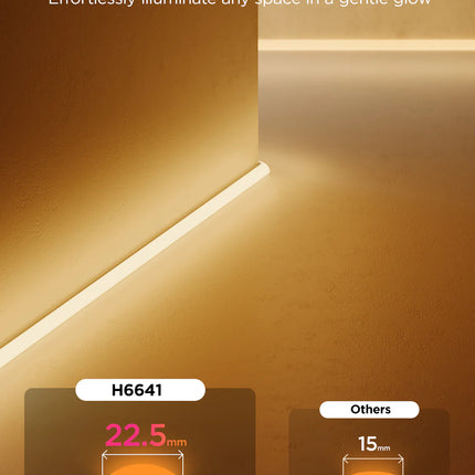 Luces Govee H6641 Neon Rope Light | 5 Metros | RGBIC | Wi-Fi + Bluetooth | Flexible | Para Pared
