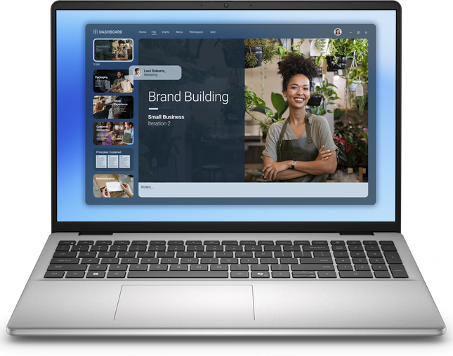 Dell 16 DC16251 Portátil 16" Intel Core 7 150U 16 GB DDR5 1 TB SSD Windows 11 Home Platinum Silver