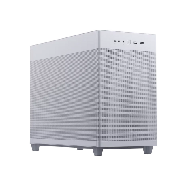 Case Gaming ASUS PRIME AP201 | Micro ATX | Vidrio Templado | Blanco