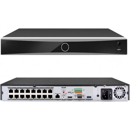 NVR Hikvision DS-7616NXI-K2/16P(STD) | 16CH PoE | 4K | H.265+ | AcuSense | 1U | HDMI | 2 SATA