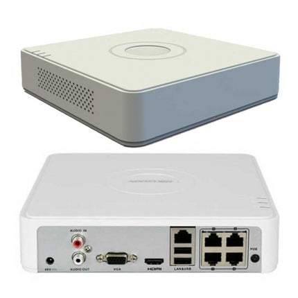 NVR Hikvision DS-7108NI-Q1/8P (STD) (D) | 8CH IP | 8CH PoE | H.265+ | Hasta 4MP | 1 SATA