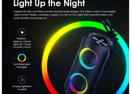 Parlante RGB Oraimo Rover | 12W | Bluetooth | IPX5 | OBS-53D
