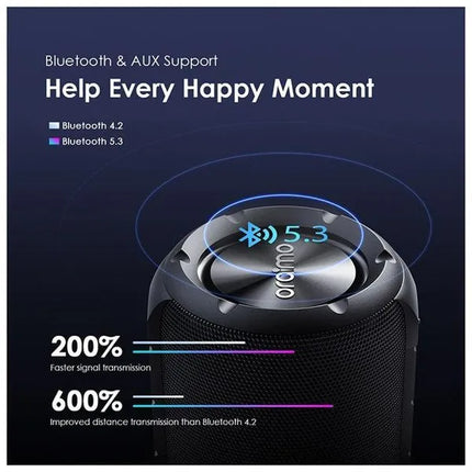 Parlante RGB Oraimo Rover | 12W | Bluetooth | IPX5 | OBS-53D