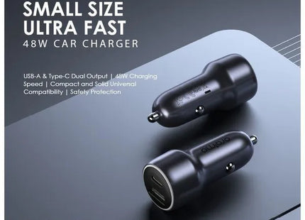 Cargador de Carro Oraimo Bullet 48 | 48W | 1 USB-A | 1 USB-C | OCC-73D