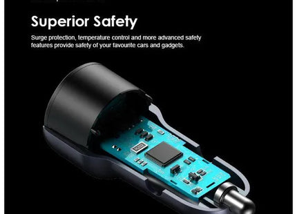 Cargador de Carro Oraimo Bullet 48 | 48W | 1 USB-A | 1 USB-C | OCC-73D