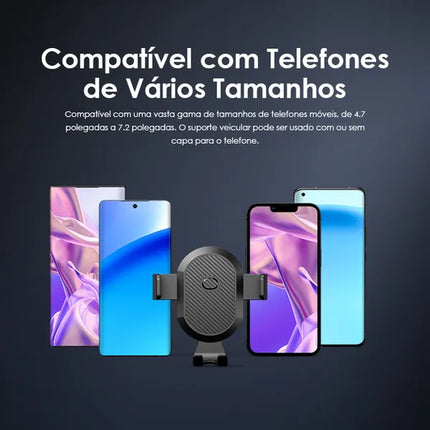 Soporte de Celular para Carro Oraimo Hydra 3 | Compatible 55-85 mm | Capacidad 163g | OCM-12