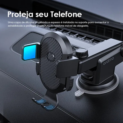 Soporte de Celular para Carro Oraimo Hydra 3 | Compatible 55-85 mm | Capacidad 163g | OCM-12