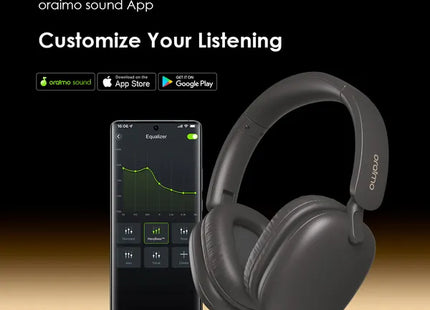 Oraimo Audífonos BoomPop Lite Bluetooth 5.3 gris, OHP-317