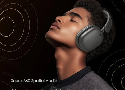 Oraimo Audífonos BoomPop Lite Bluetooth 5.3 gris, OHP-317