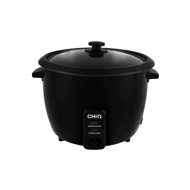 Olla Arrocera CHIQ CQXR10G1M1B | 1.8 L (10 tazas crudas / 20 tazas cocinadas) | Negra | 700 W | Mantener Caliente