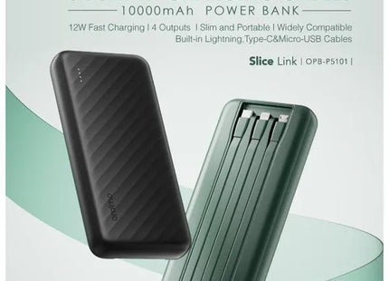 Power Bank Oraimo Slice Link | 10000mAh | 12W | 3 Puertos | OPB-P5101