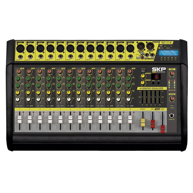 SKP VZ-120II mezcladora amplificada 12 canales 2000W