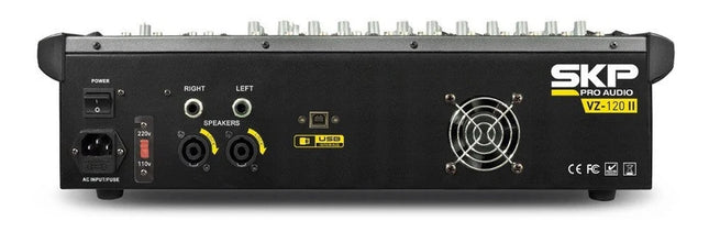 SKP VZ-120II mezcladora amplificada 12 canales 2000W