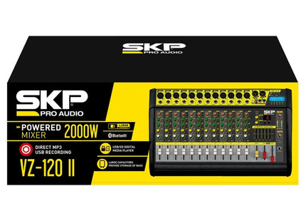SKP VZ-120II mezcladora amplificada 12 canales 2000W