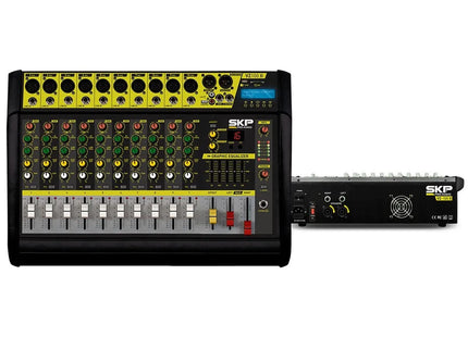 SKP VZ-100II mezcladora amplificada 10 canales 250W RMS x 2 a 4 ohms