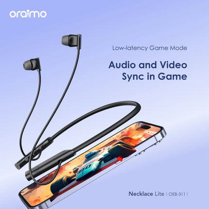 Audífono Oraimo Neklace Lite | Inalámbrico Bluetooth | IPX4 | OEB-311