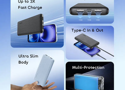 Oraimo Power bank PowerFlow B11 10000 mAh negro, OPB-1102