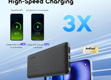Oraimo Power bank PowerFlow B11 10000 mAh negro, OPB-1102