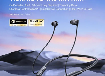 Audífono Oraimo Neklace Lite | Inalámbrico Bluetooth | IPX4 | OEB-311