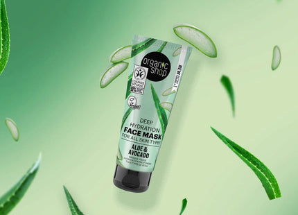 Organic Shop Mascarilla hidratante aloe y aguacate 75ml