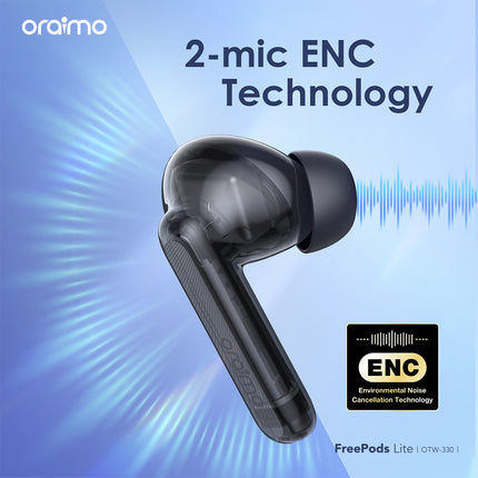 Audífono Oraimo FreePods Lite | Inalámbrico Bluetooth | IPX4 | OTW-330