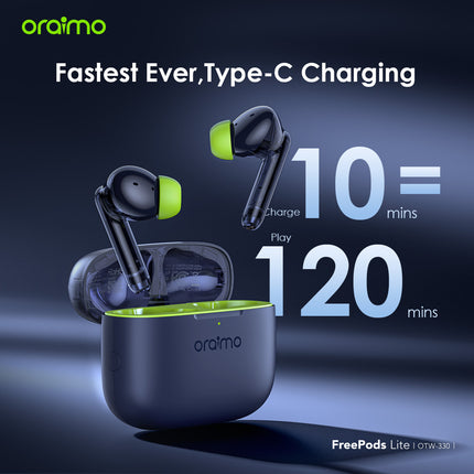 Audífono Oraimo FreePods Lite | Inalámbrico Bluetooth | IPX4 | OTW-330