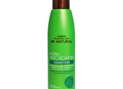 Acondicionador Hidratante Placent Life de Macadamia | 100ml | Nutre | suaviza y protege el cabello seco o maltratado