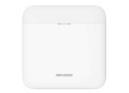 Repetidor inalámbrico Hikvision DS-PR1-WB vista frontal con indicadores LED