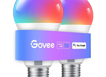 2 Pack Bombillas LED Inteligentes A19 Govee, H6004
