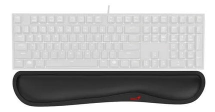Vista lateral del reposamuñeca Genius G-WP 100 mostrando su diseño compacto y ergonómico