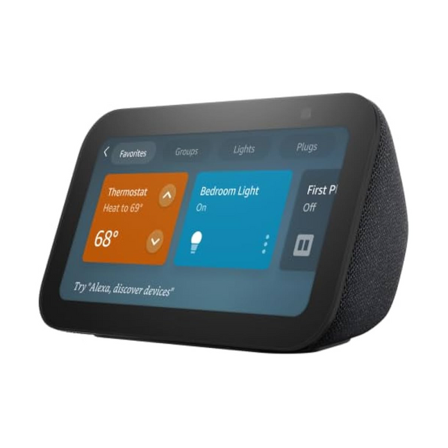 Amazon Echo Show 5 (3ra Gen) | Pantalla Táctil 5.5” | Alexa Integrada | Cámara para Videollamadas